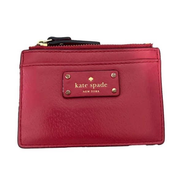 KATE SPADE New York Red Card Holder - Picture 1 of 7